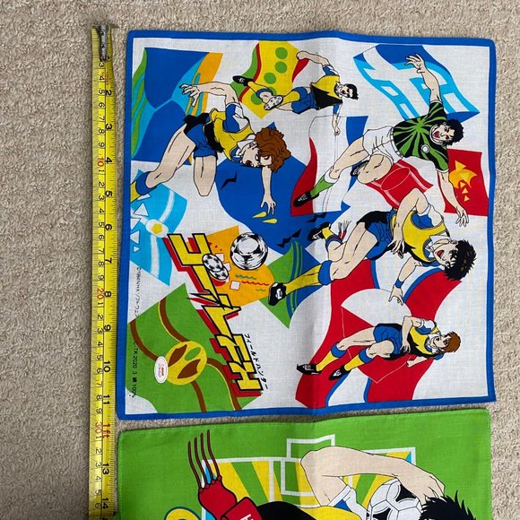 Vintage anime Goal FH (Field Hunter) 1994 Soccer NHK handkerchiefs - Picture 6 of 11